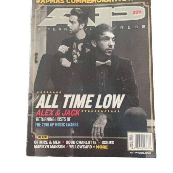 Pre Owned Alternative Press AP August 2016 Issue #337.1 APMAS Commemorative Issu - Picture 2 of 7